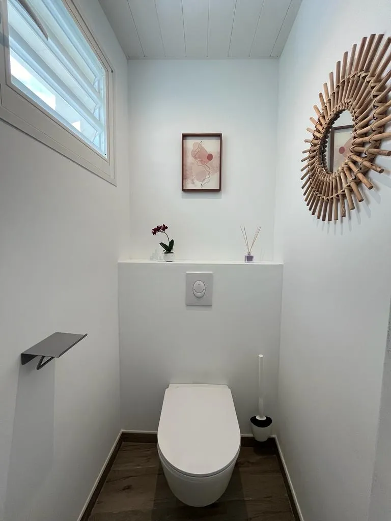 wc de la villa marine blue martinique