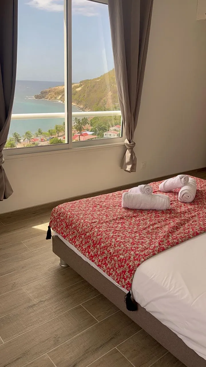 vue de la chambre vers d'lo ferré anses d'arlet martinqiue