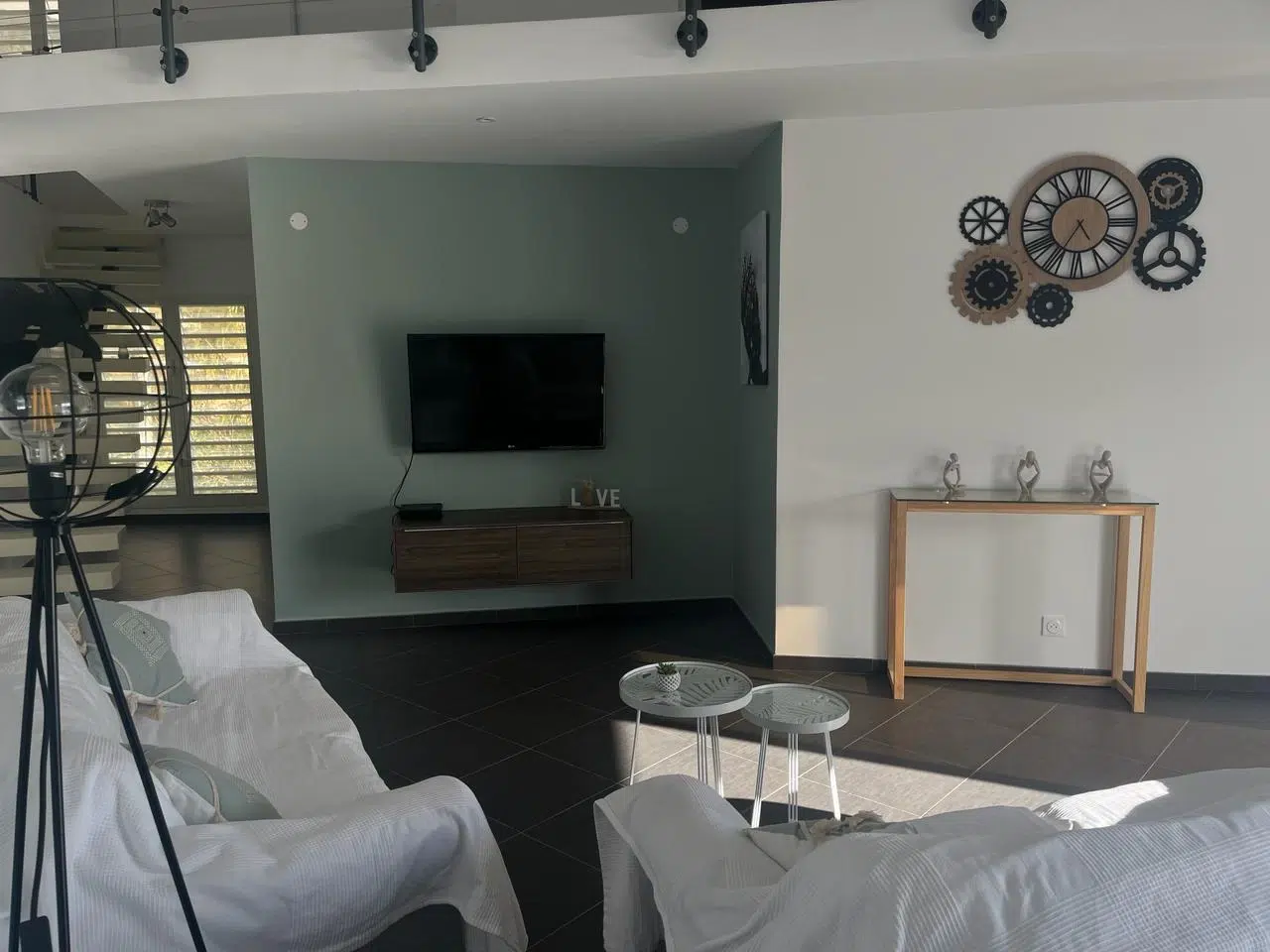 salon de la villa marine blue martinique